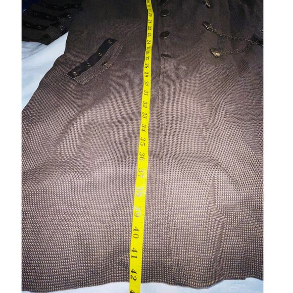 Spirit Halloween Steampunk Duster Jacket - Size XL - Pockets & Fully Lined - Picture 11 of 13
